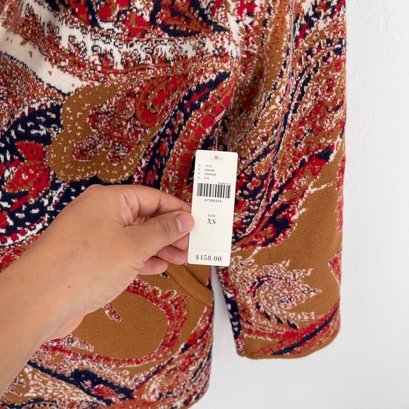 Moth By Anthropologie Paisley Print Blazer Size XS - Picture 2 of 9